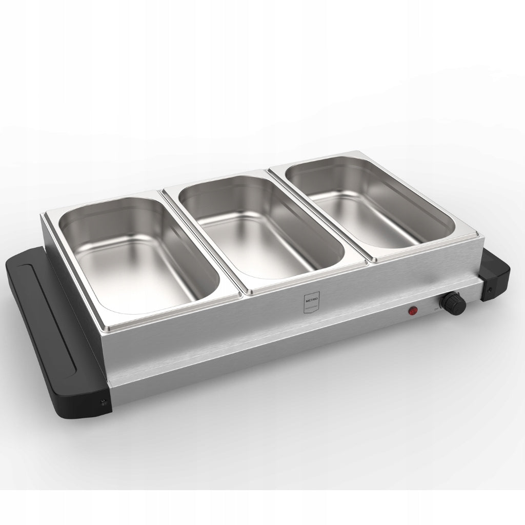 Food heater 3 containers + lids 40 to 85 °C METRO PROFESSIONAL Manufacturer code 135033