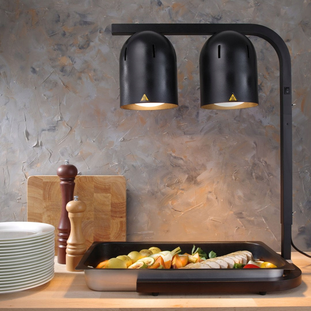 Food heating lamp, double, HENDI, black, 250W, 230V Manufacturer code 273913