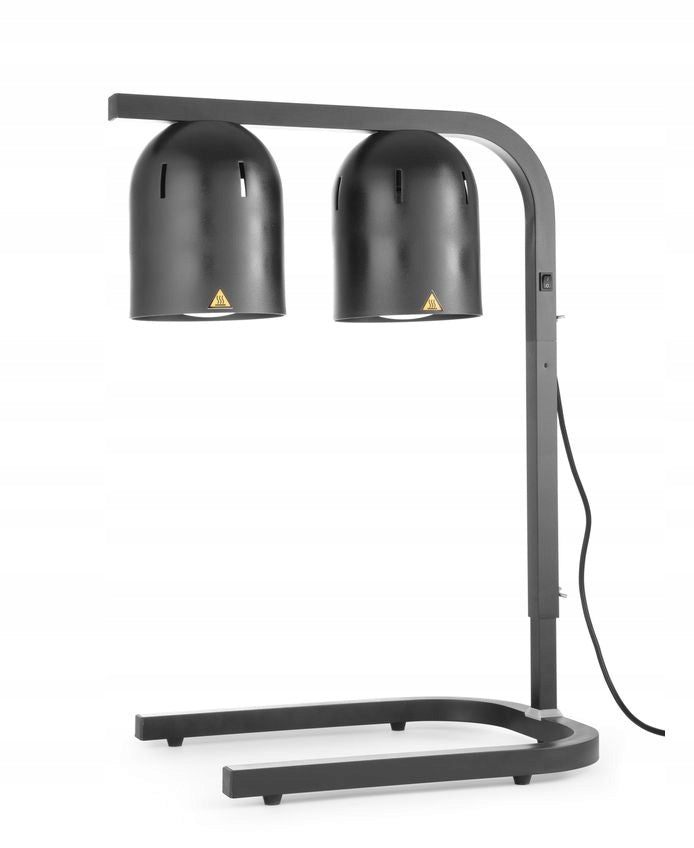 Food heating lamp, double, HENDI, black, 250W, 230V