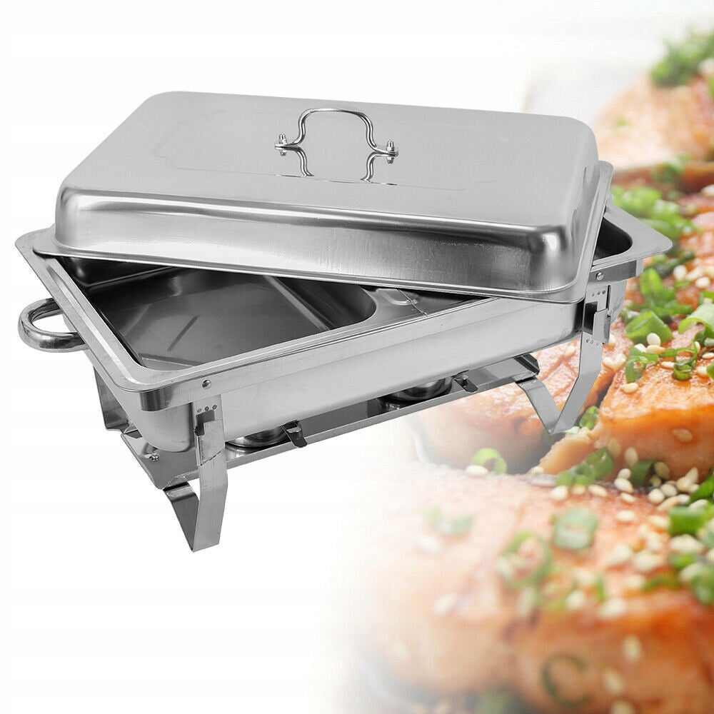 Food service heater, stainless steel, 7.5L Manufacturer code Stainless Steel Chafing Dish