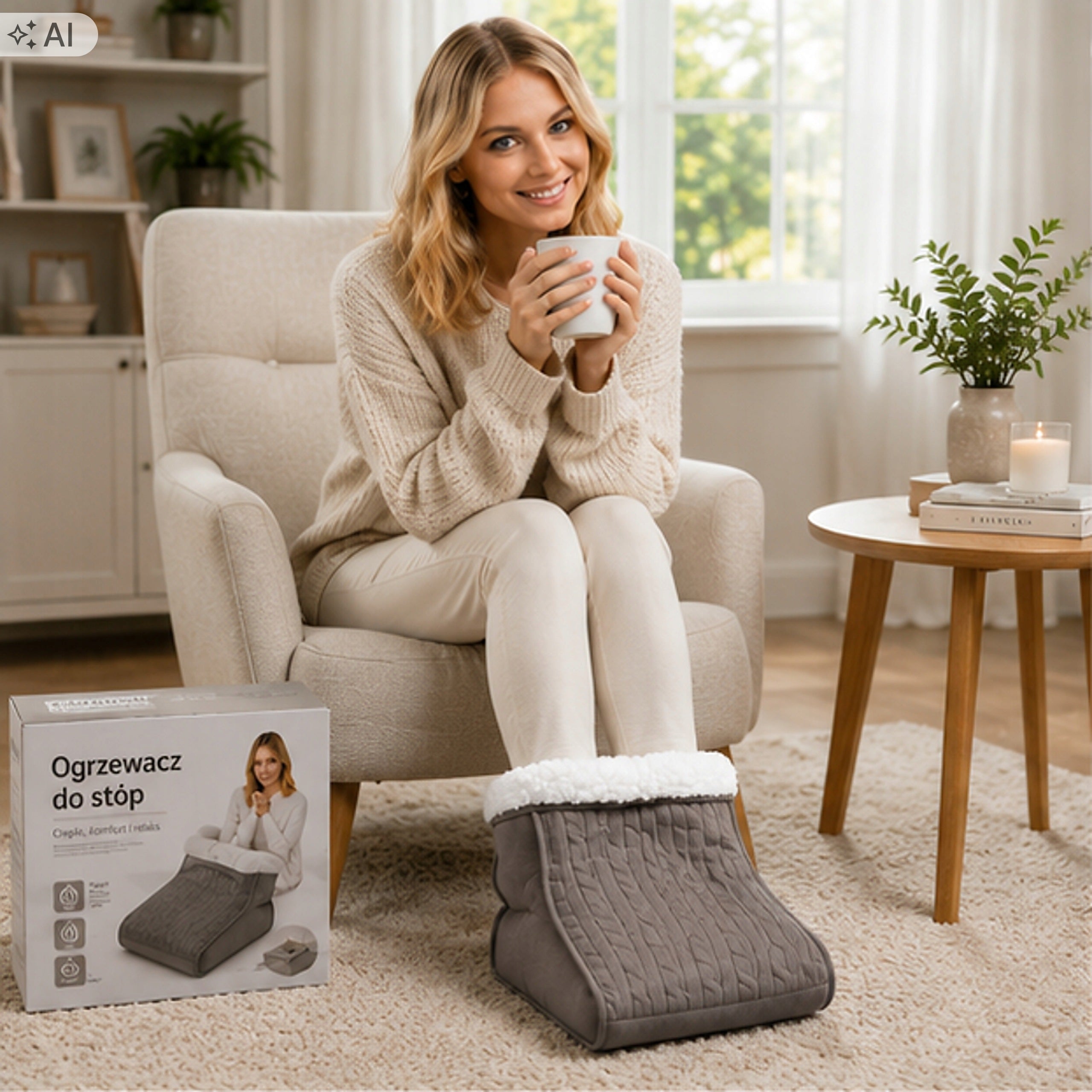 Foot Warmer Beurer FWM 45 With Massage Function For Cool Evenings At Home Medical device no