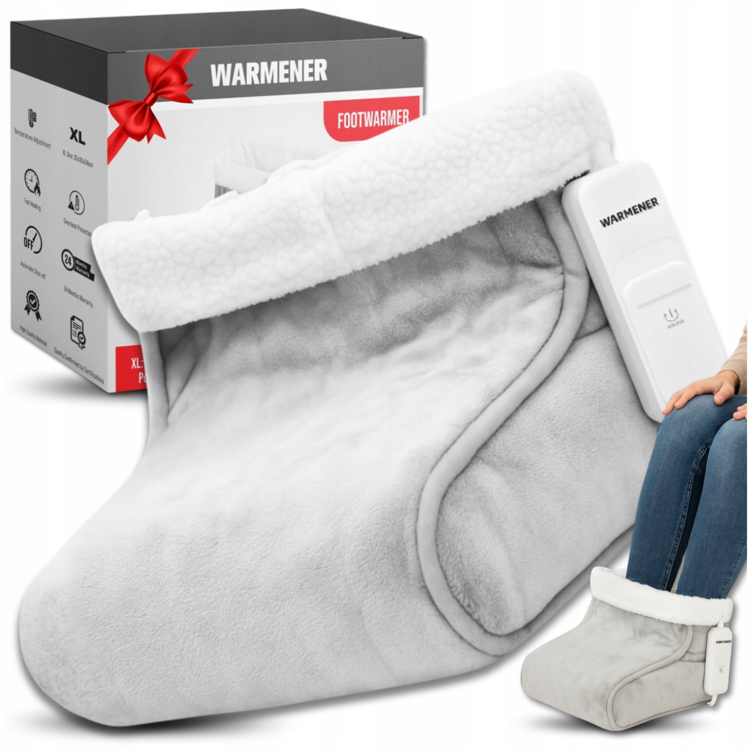 Foot Warmer Shoe Electric Leg Warmer 100W | Washable