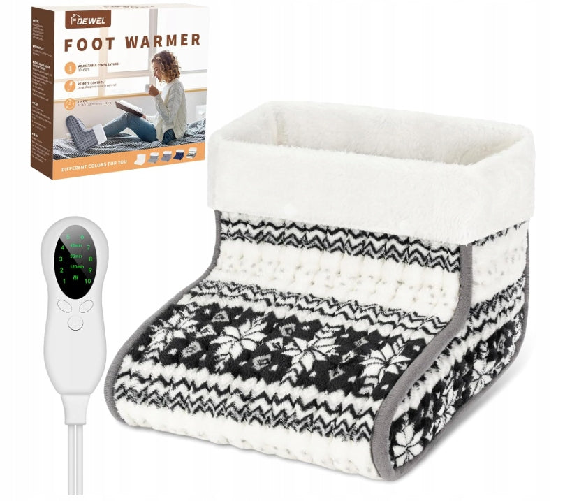 Foot warmer with remote control temperature control DEWEL