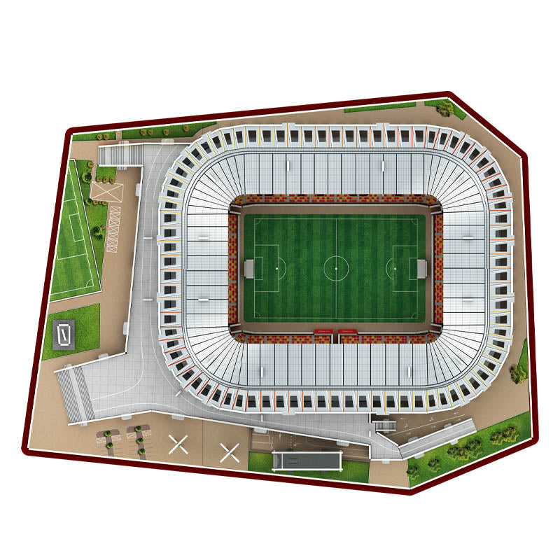 Football Stadium Chorten Arena BKS Jagiellonia Białystok Model 104 element. Manufacturer code PRC