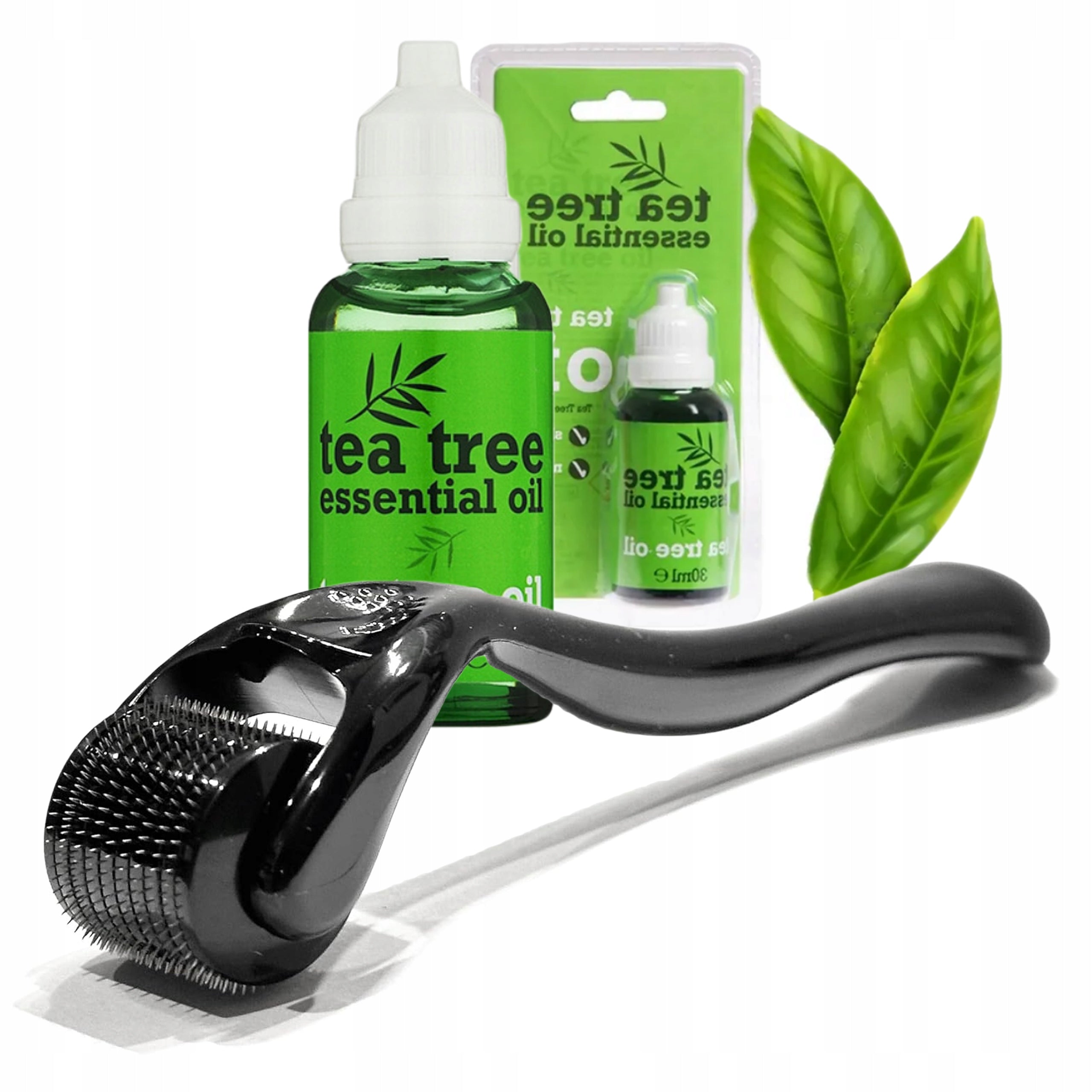 For acne scars deep scars discoloration Derma Roller + Oil