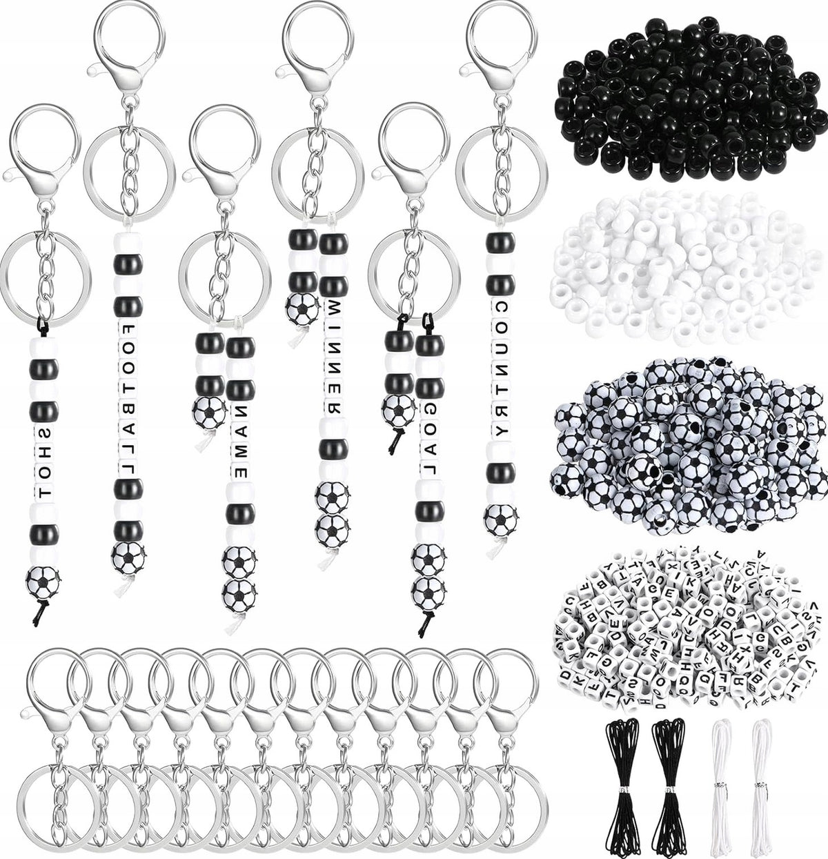 For key chain making kit 566 elements creative acrylic durable