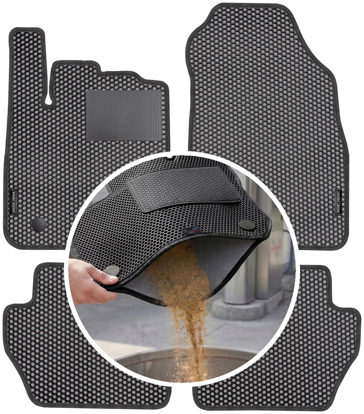 Ford Fiesta MK6 FL 2011-2017 EVA SMART POCKET Rugs