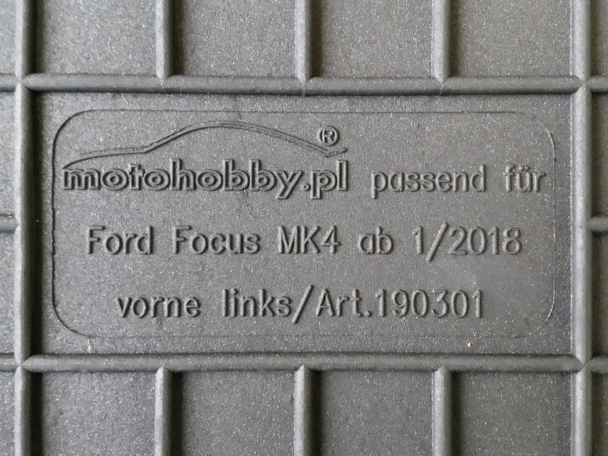 Ford Focus MK4 (since 2018) RUGS RUBBER STOPPERS Manufacturer's catalog number 190301