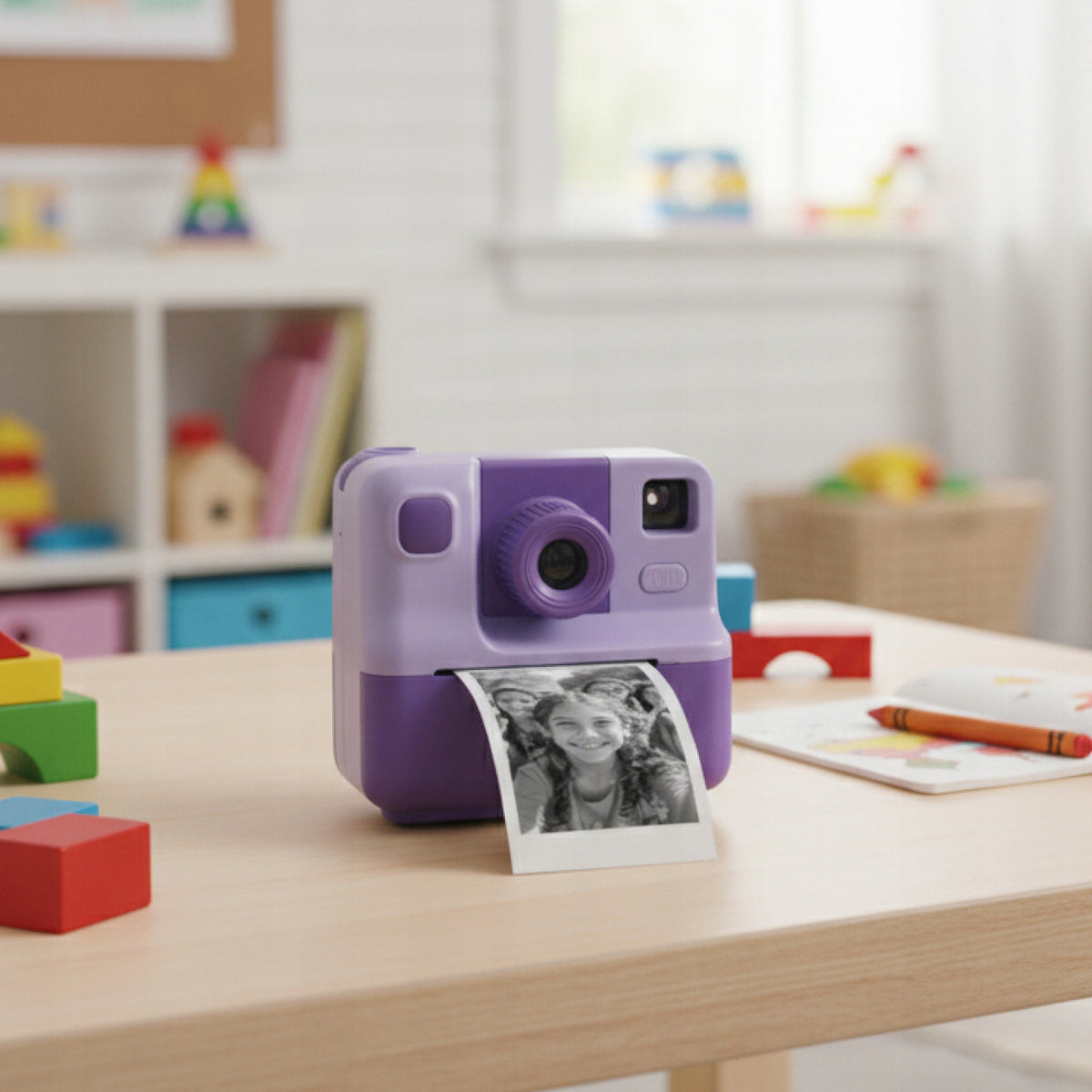 Forever Instant camera with selfie module ICS-19 purple Brand Forever