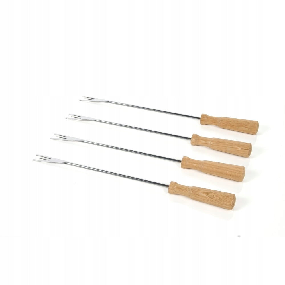 Forks for fondue oak