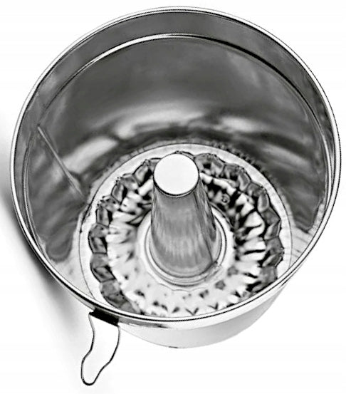 Form for cooked plantain + recipe - large - 2,3 L Manufacturer code foremka do gotowania babki