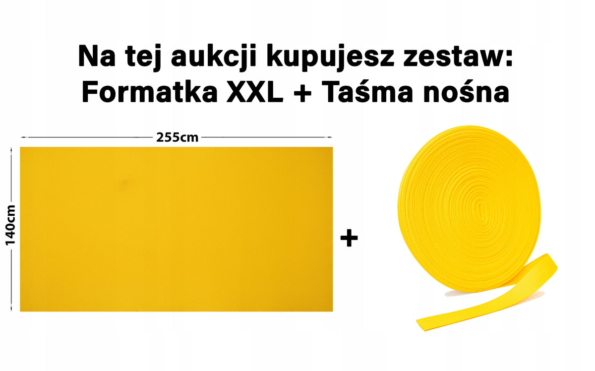 Form for cutting EVA sheet 1400x2550x10 + HEM yellow Packaging status original