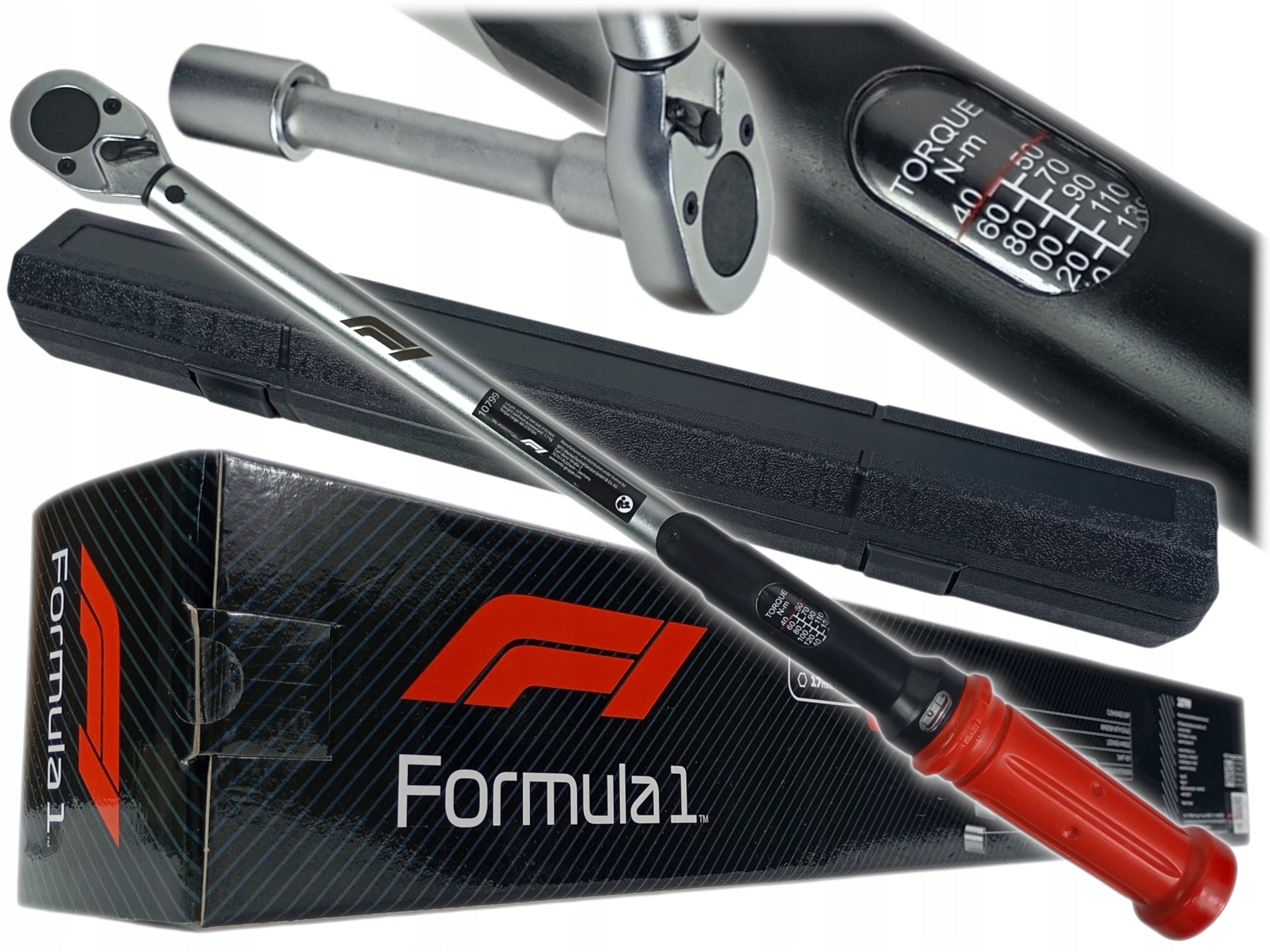 Formula1 torque wrench 1/2” 40-210 Nm cap 17/19 650 mm