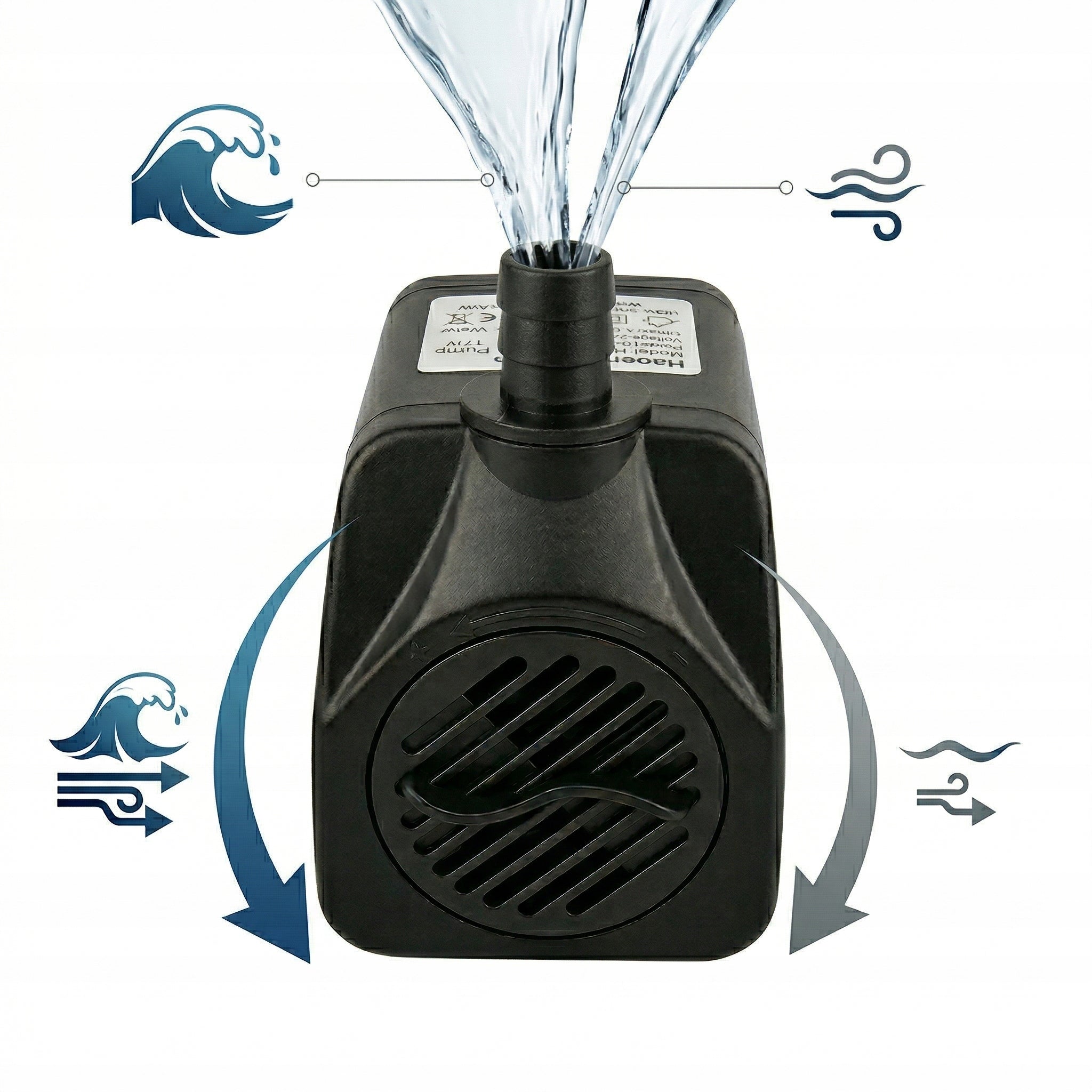 Fountain Pump Eyelet Aquarium 2000L/H 35W Stream Cascade Refill STRONG Manufacturer Hsbao