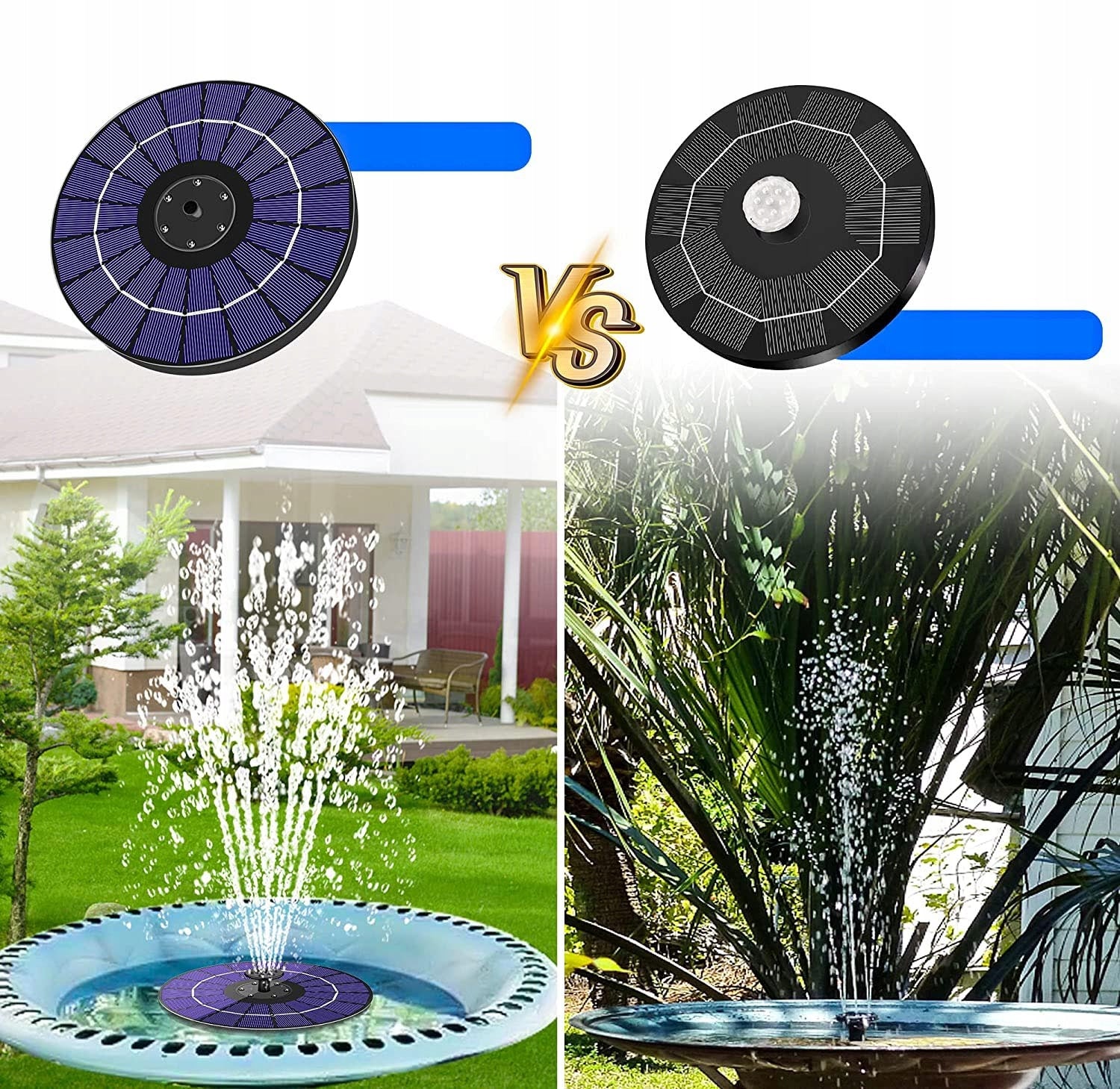 Fountain Pump, Floating Fountain Pump for Pond, Pool, Bath Additional information solar-powered