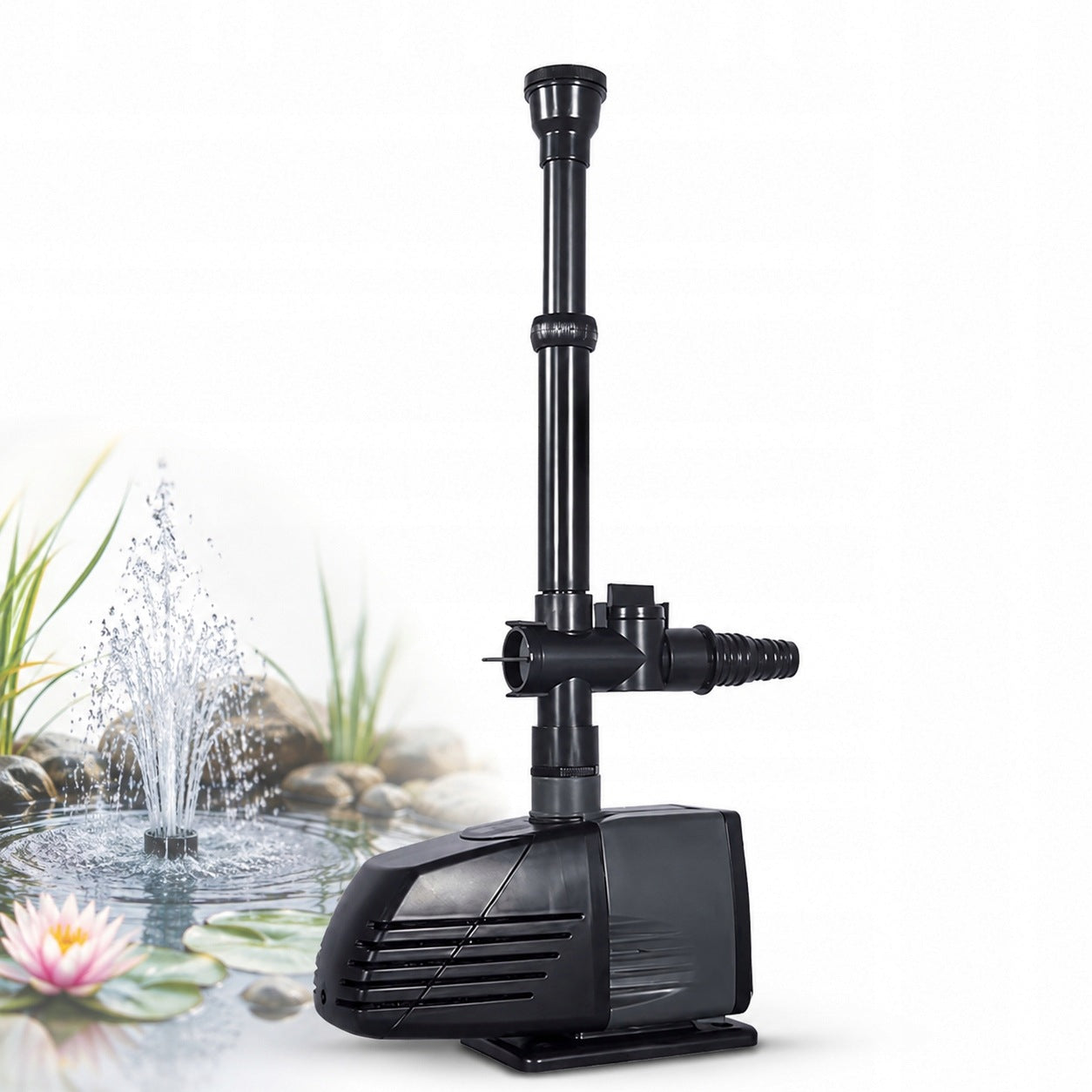 Fountain Pump for pond Water Pond Cascade 1500 l/h 25W 3 Nozzles