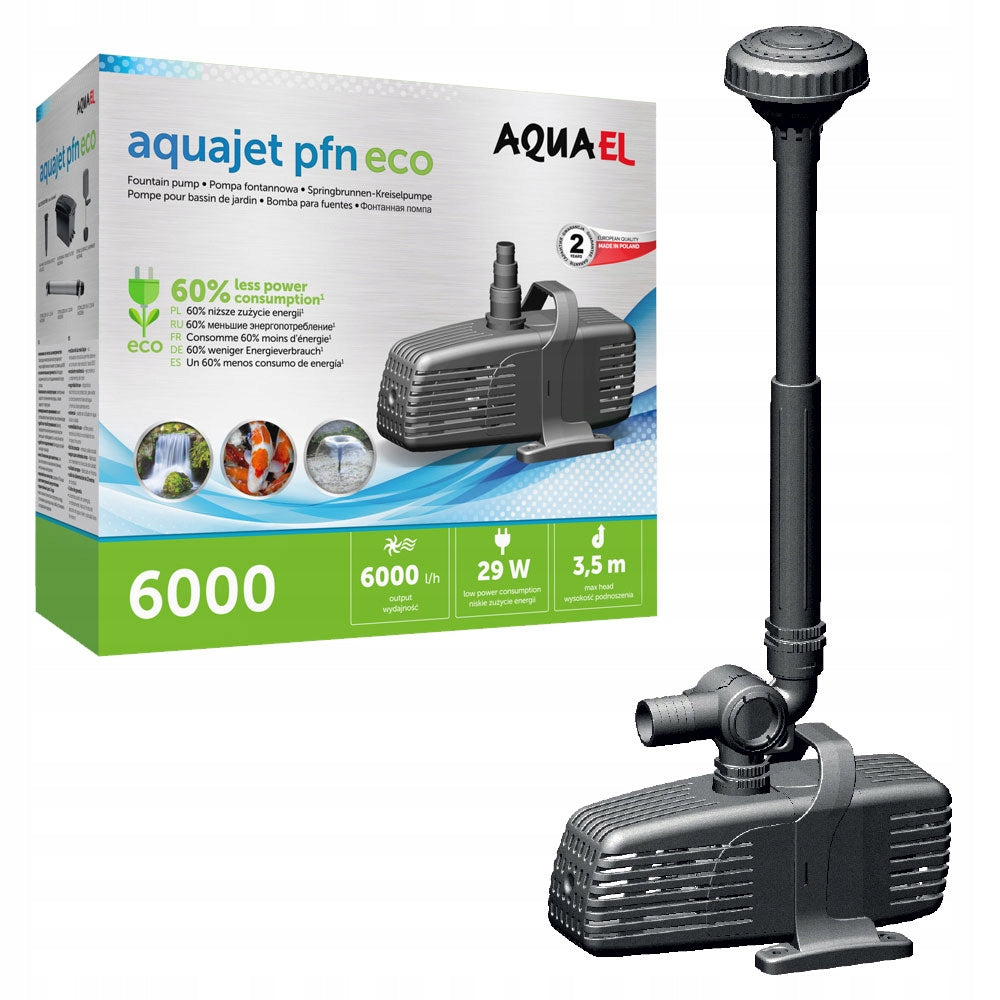 Fountain pump for pond PFN 6000 ECO 29W AQUAEL 115028