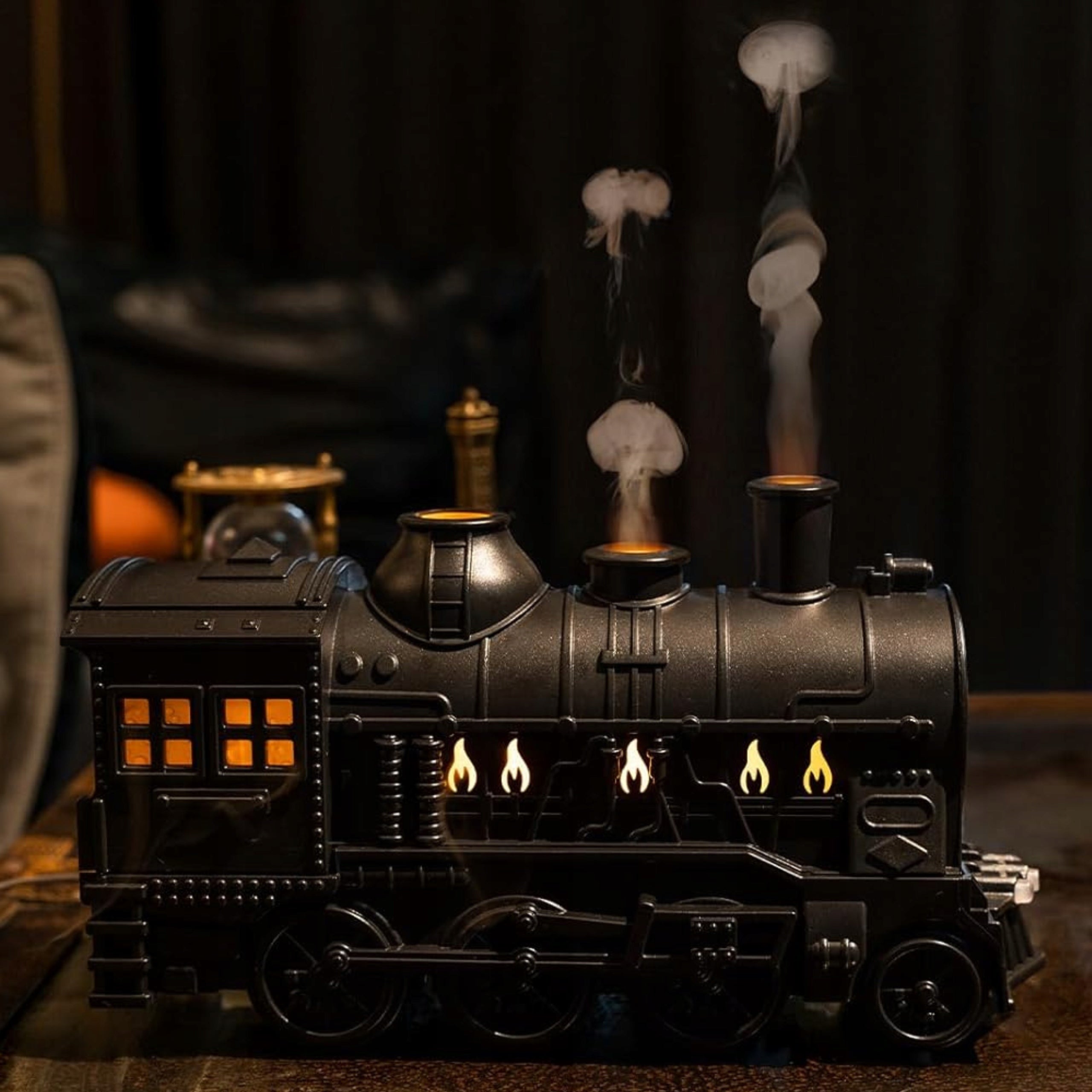 Fragrance Diffuser Air Humidifier for Children's Room Locomotive Train Packaging status original
