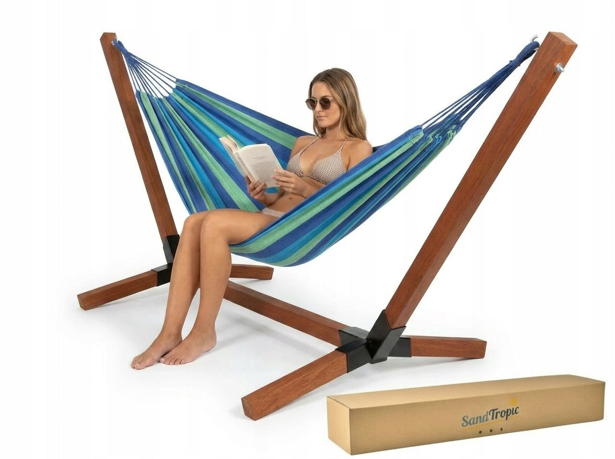 Frame for Hammock Impregnated 150kg + fabric 220x80cm Set From the Manufacturer