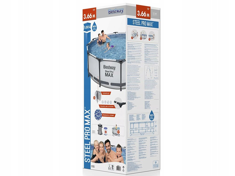 Frame pool Bestway 56418 + Accessories 366x100cm Brand Bestway