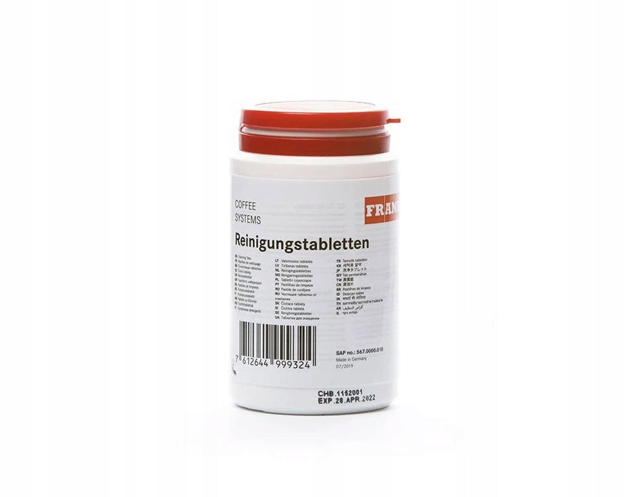 Franke cleaning tablets for coffee machines 100 pcs. Manufacturer code 567.0000.010