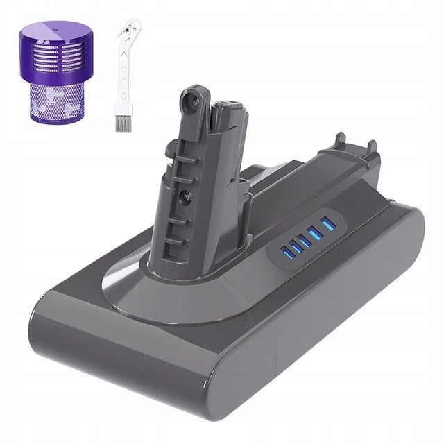 Freebie + Universal Powerful Battery Rechargeable Battery for Dyson V10 SV12 6000mAh