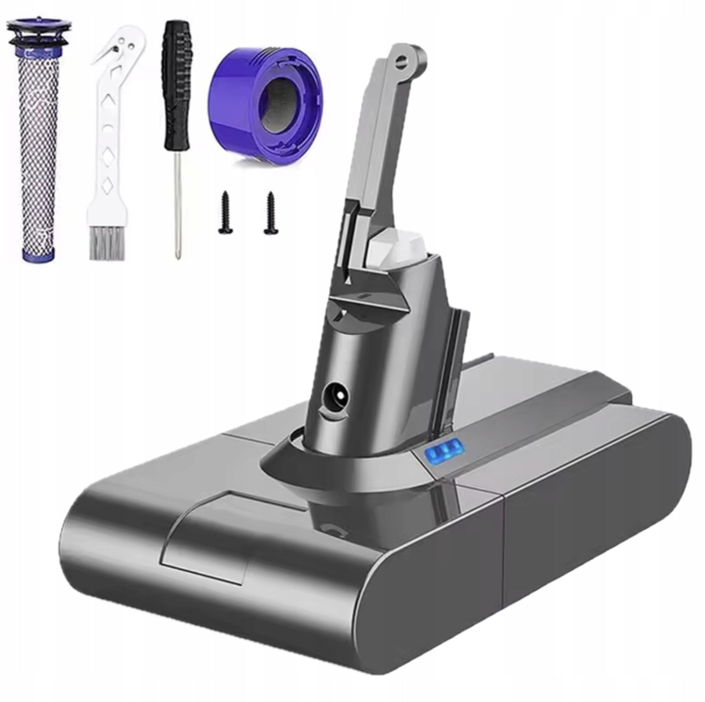 Freebie + Universal Powerful Battery Rechargeable Battery for Dyson V8 SV10 6000mAh