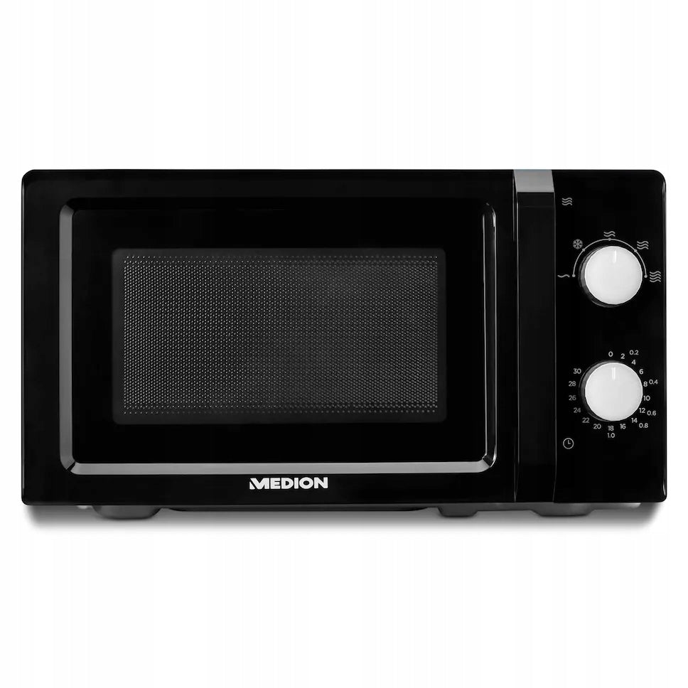 Freestanding Microwave Oven Medion, 700W, Black, Compact, Lightweight