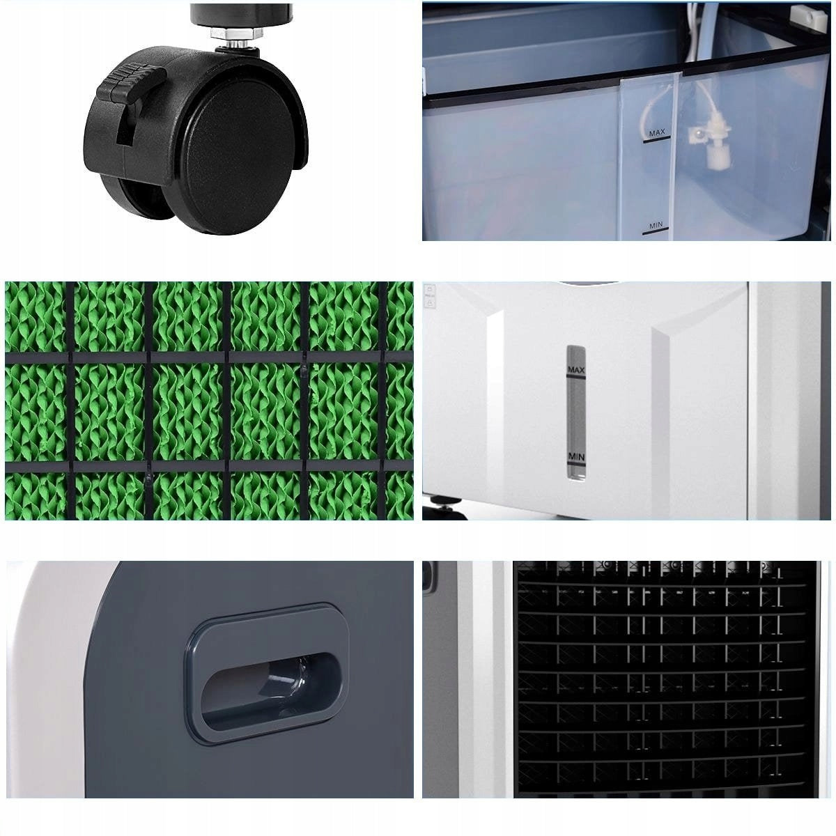 Freestanding Portable Air Conditioner for Cooling Cartridges HEAT COLD Brand Costway
