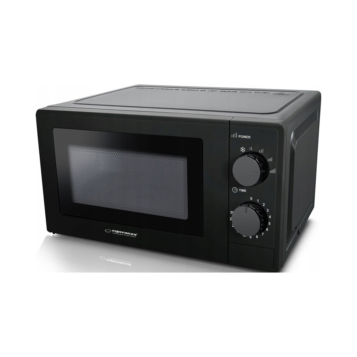 Freestanding microwave oven Esperanza Estofado 700W 20L black