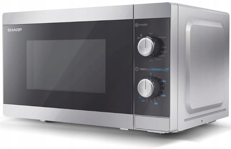 Freestanding microwave oven Sharp 800W grill 1000W 20L Model YC-MG01ES