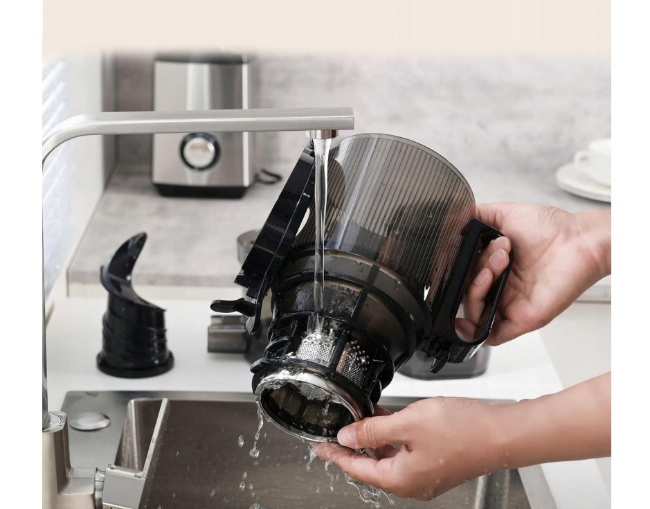 Fretta F6000 slow juicer 140mm hole 1.8L BPA free 250W black Brand Fretta