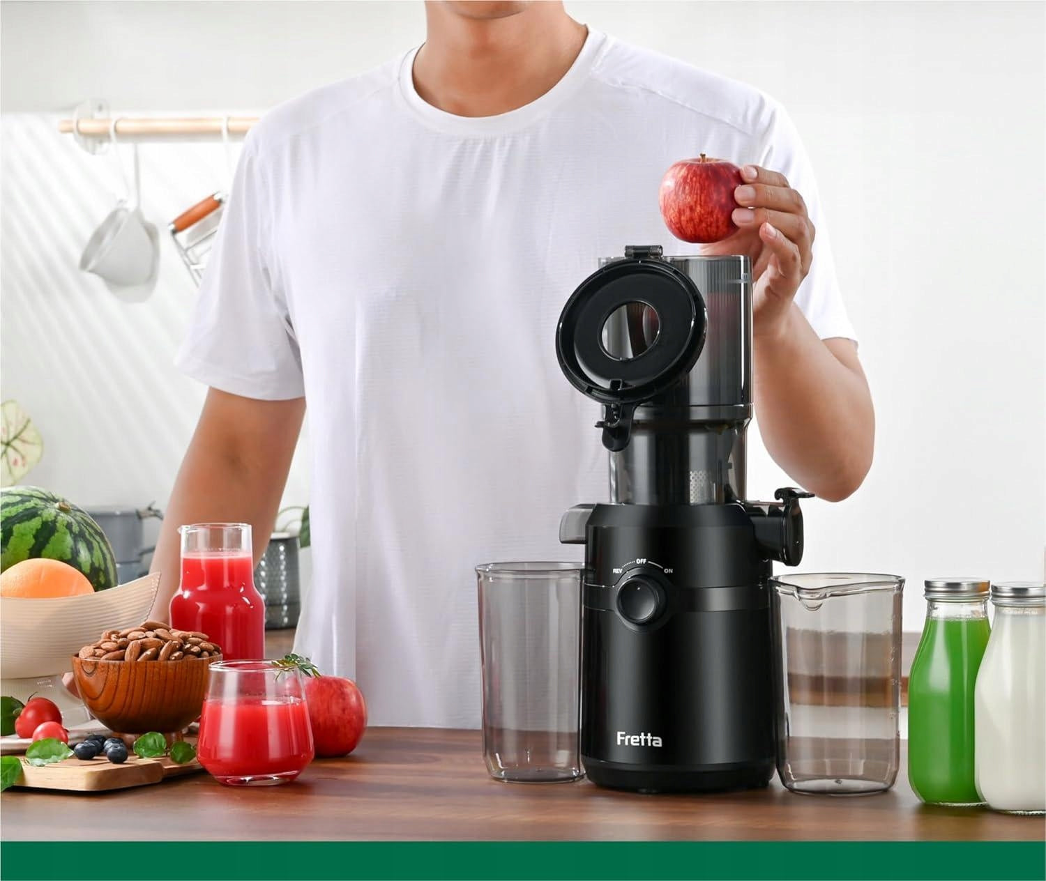Fretta V1 200 W Vertical Slow Juicer Manufacturer code wyciskarka wolnoobrotowa