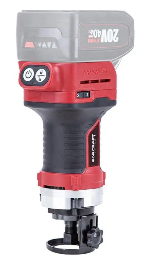 Fréza Worcraft CER-S20LiB ShareSYS, horná, 20V Li-ion Maximum power 20 W