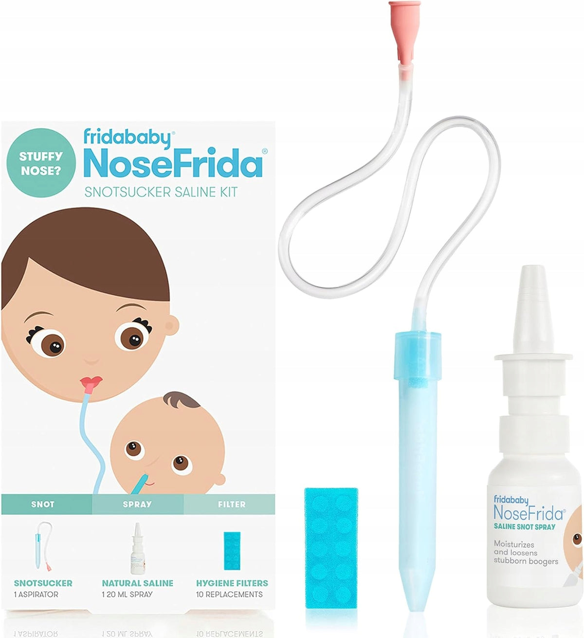 Frida Baby NoseFrida Filters Set of 3 in 1 Nose Cleaning Hygiene and Protection
