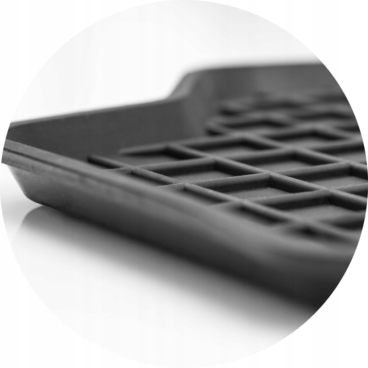 Front trough mats for FIAT 500 | 500 | PANDA III | PANDA II| Manufacturer's catalog number BX PRZODY UNI