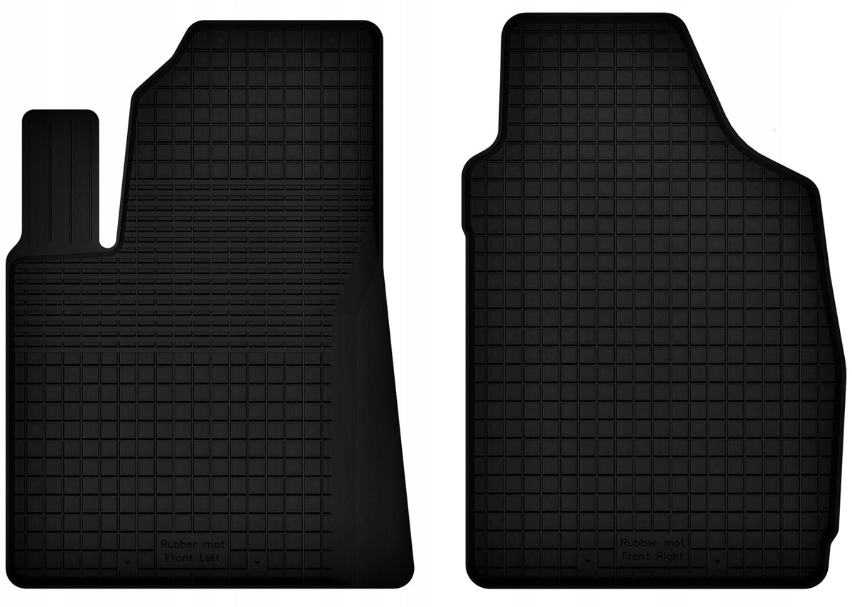 Front trough mats for FIAT 500 | 500 | PANDA III | PANDA II|