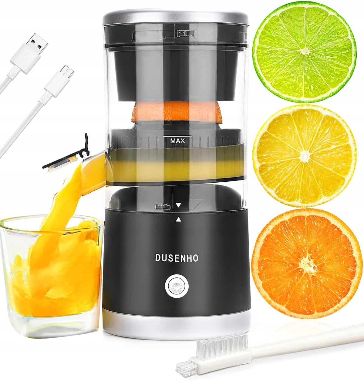 Fruit Juicer Electric Portable USB C 45W Home Juicer Packaging status original