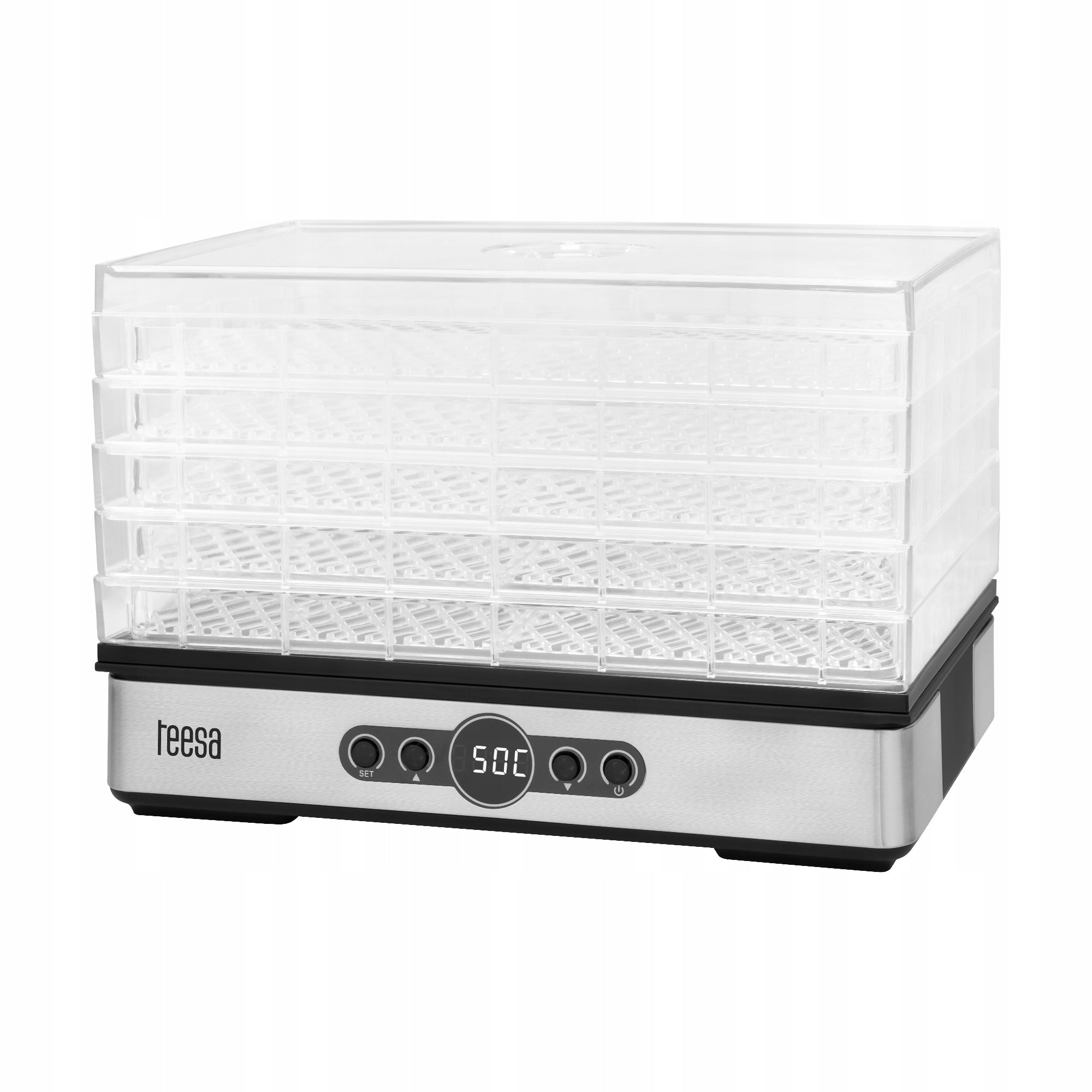 Fruit Vegetable Mushroom Dryer 400W 5 Sits Thermocouple Display Teesa Packaging status original