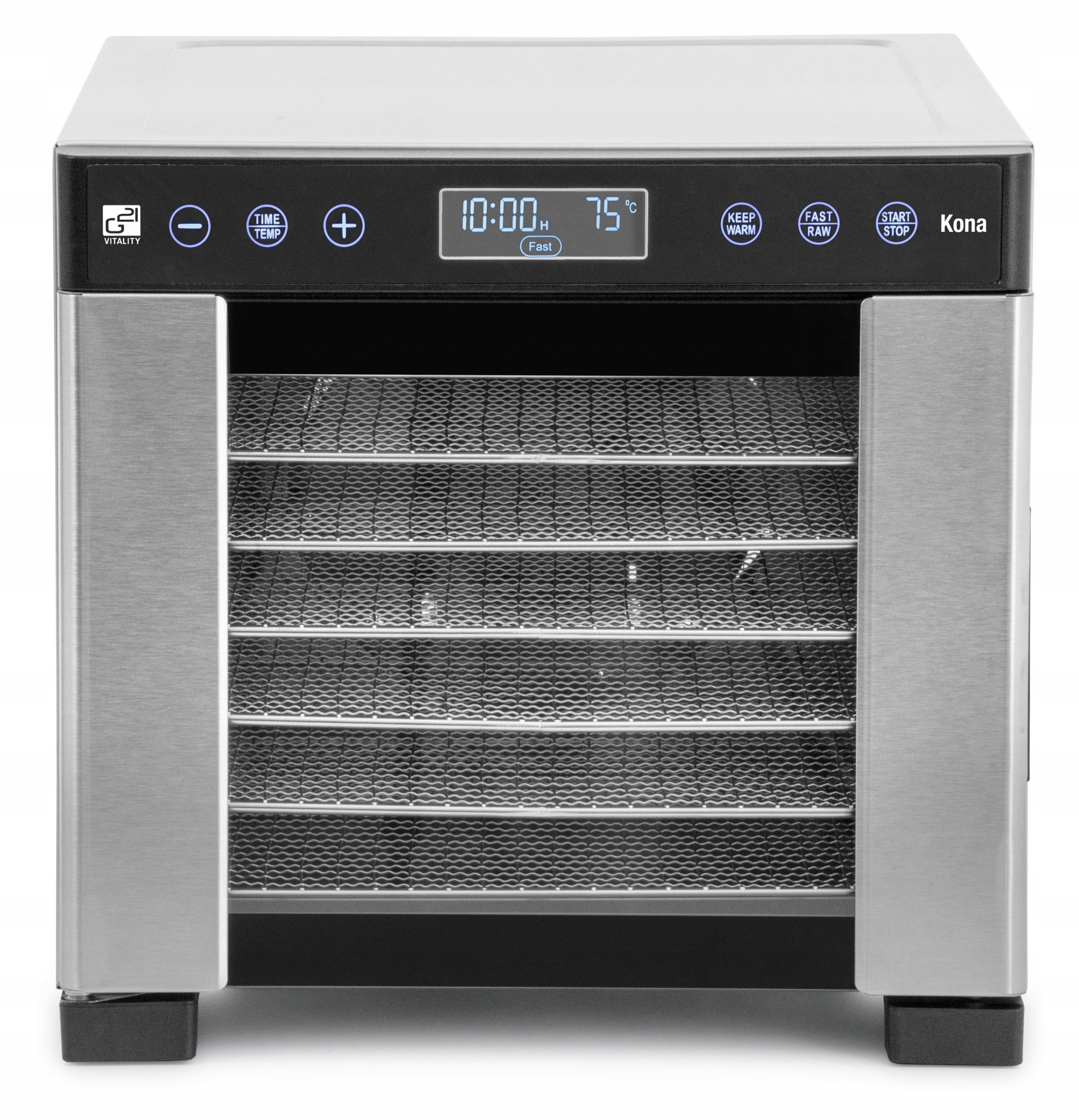 Fruit dryer G21 Kona, stainless steel Dominant color silver/gray