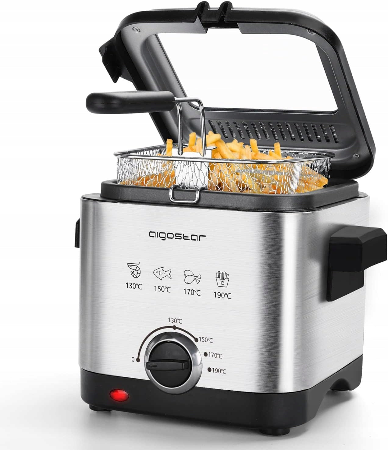 Fryer Aigostar 1000 W stainless steel 1,5 l