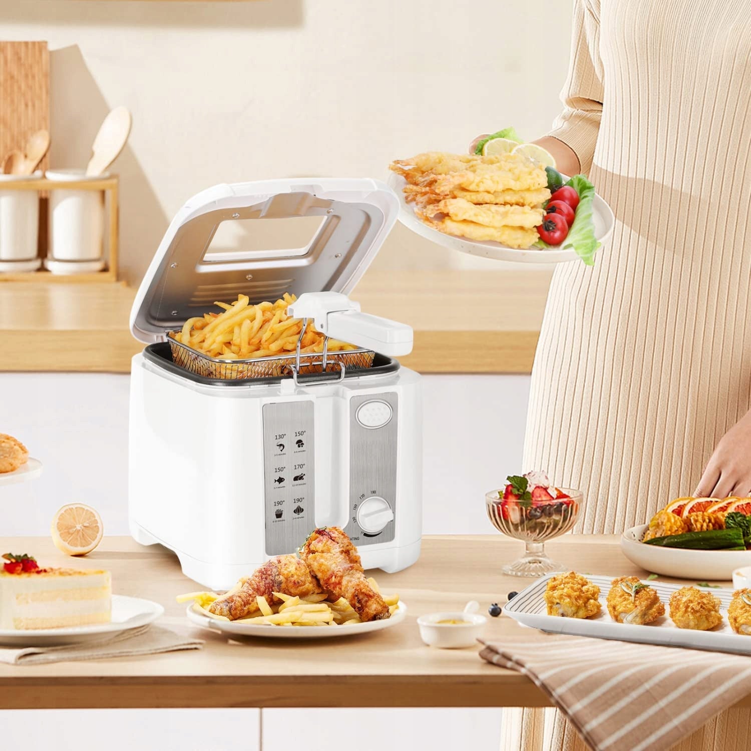 Fryer Aigostar Indra 30HEX - Fryer 1650 W,2.5L Brand Aigostar