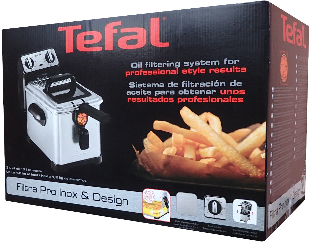 Fryer Tefal FR5101 Filter Pro Inox Traditional 3L 1.2kg Packaging status original