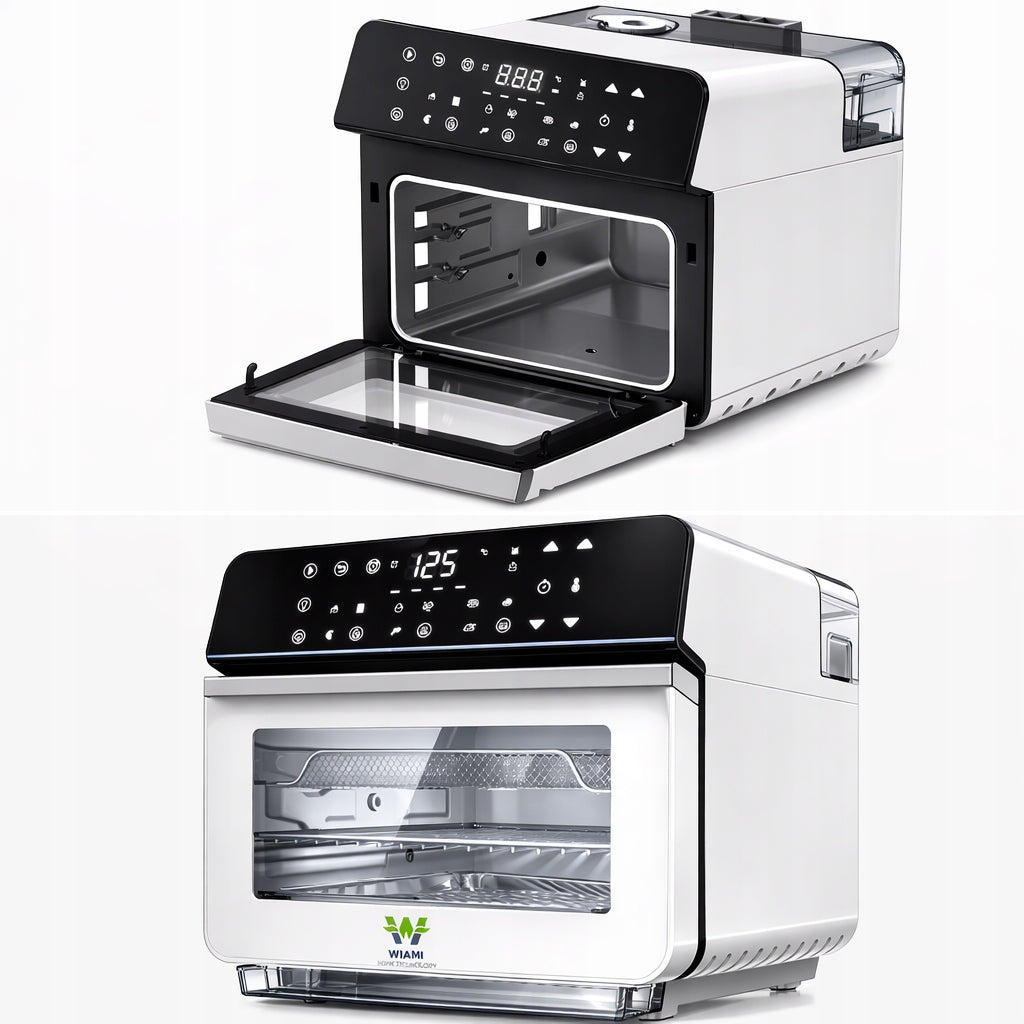Fryer with steam function Mini oven Airfryer 10,5 l, white APPLICATION Packaging status original