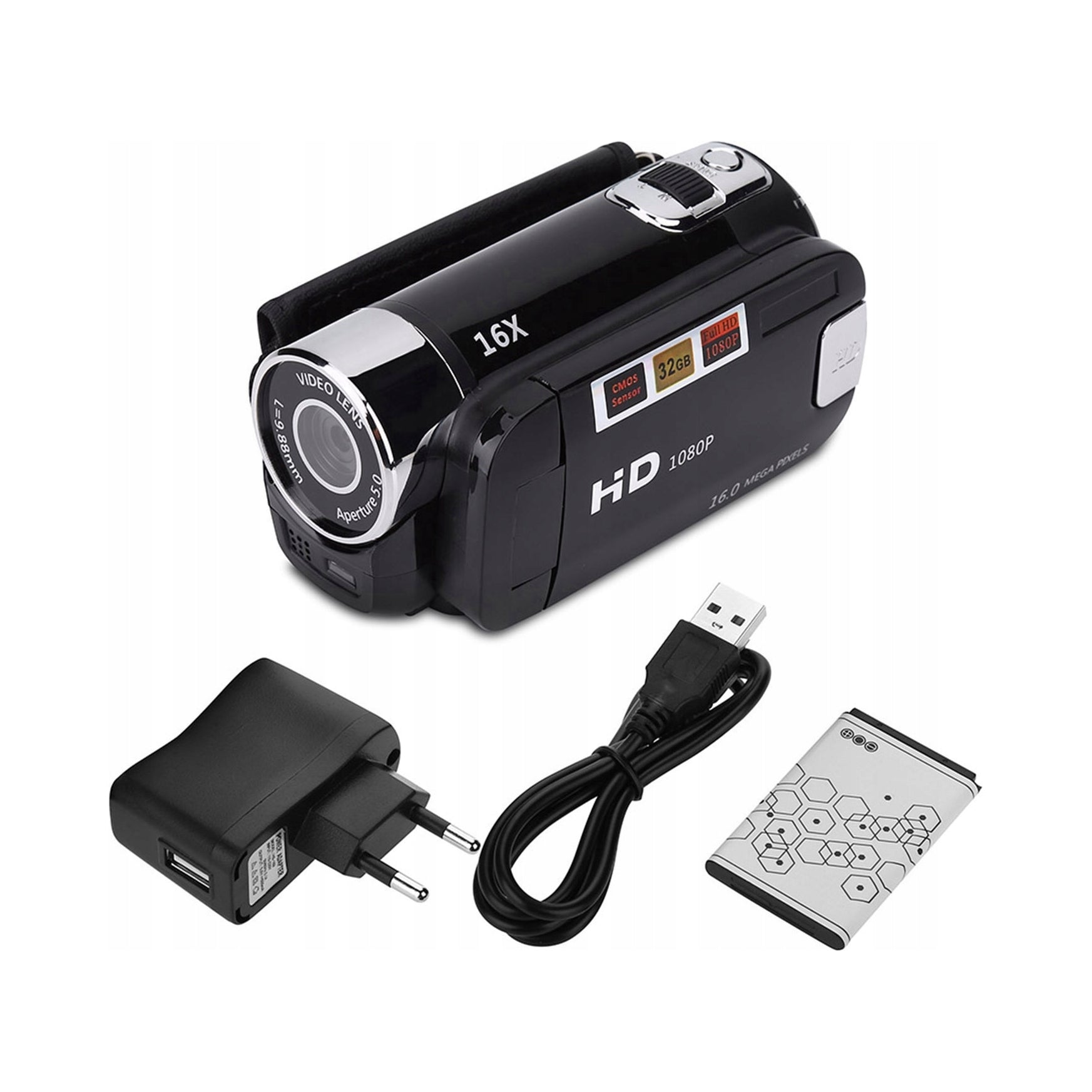 Full HD 1080P 16X Digital Handheld Camera Brand no brand
