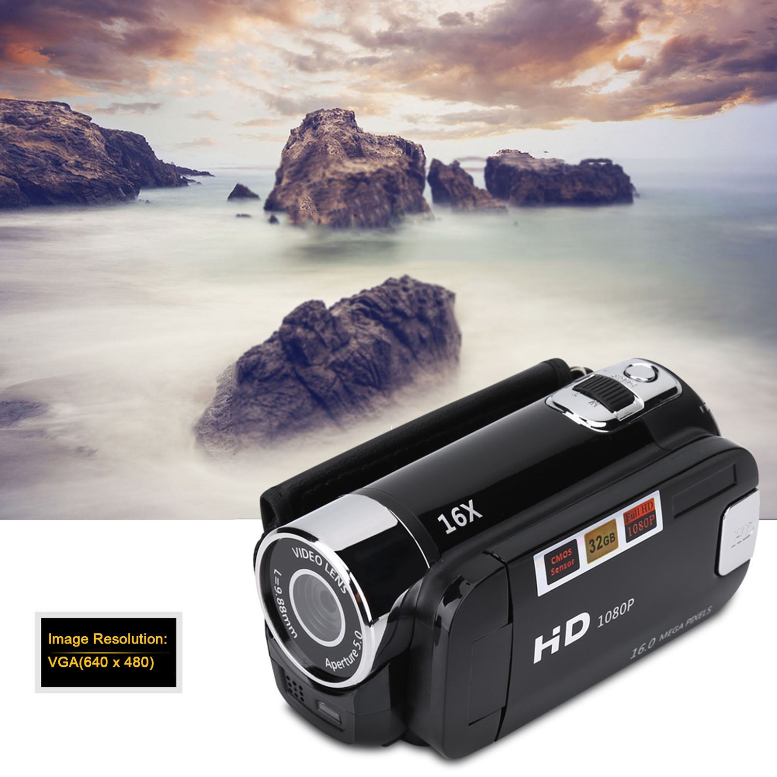 Full HD 1080P 16X Digital Handheld Camera