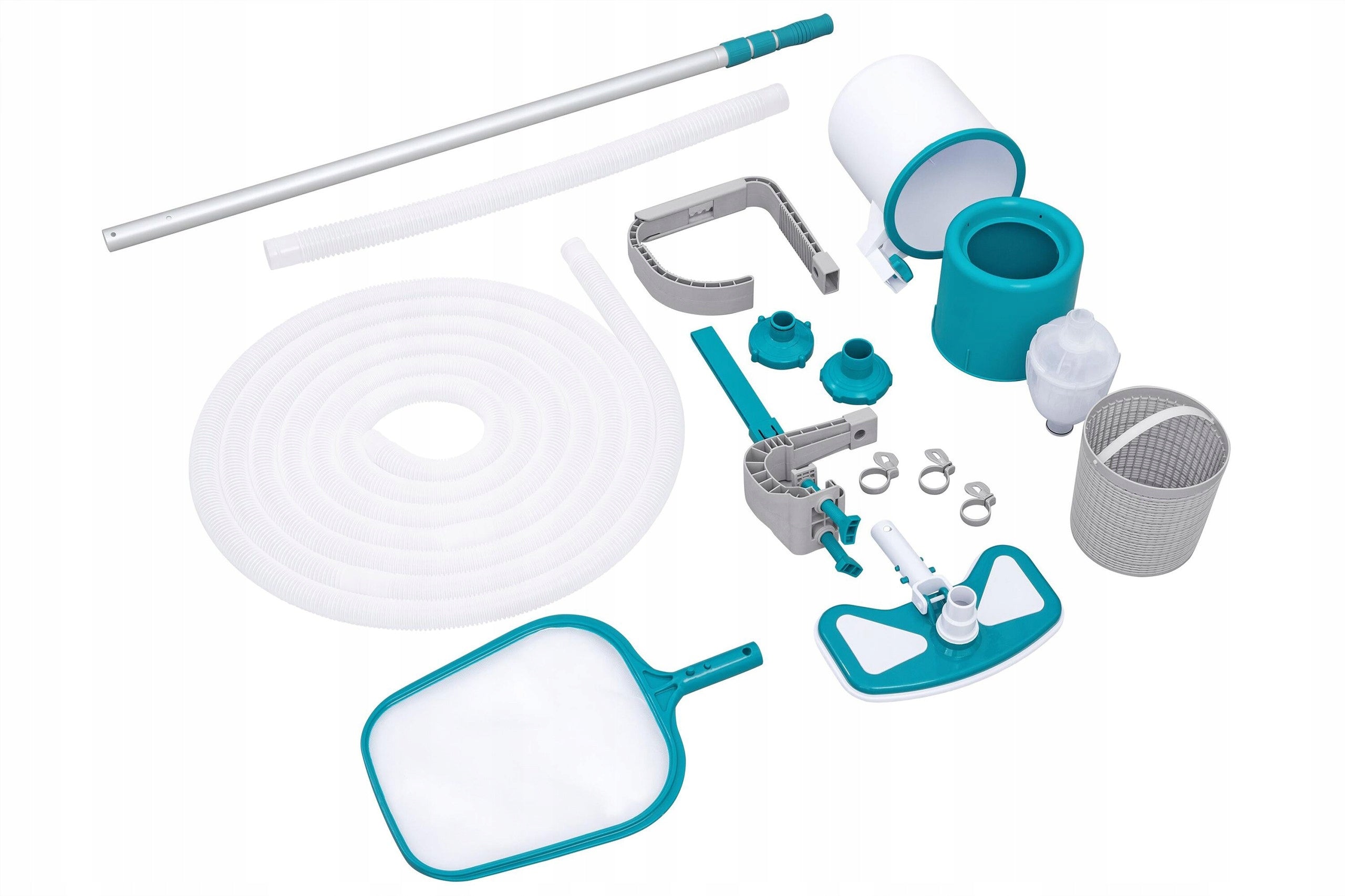 Fully Equipped Pool Cleaning Kit POOL VACUUM CLEANER +SKIMMER
