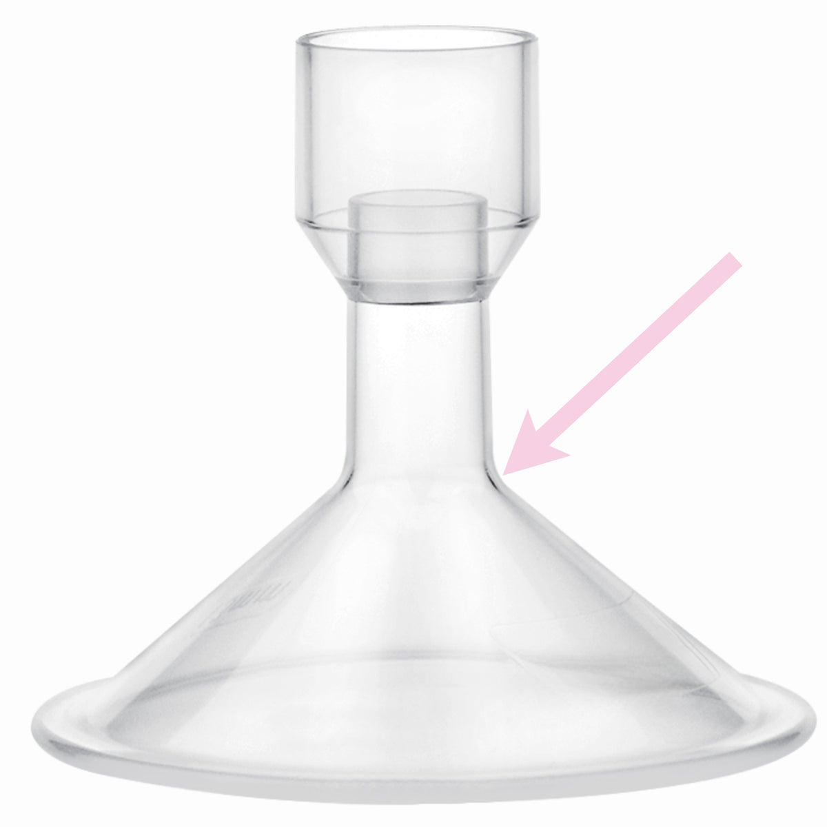 Funnel for breast pump bowl 17 mm Medical device yes