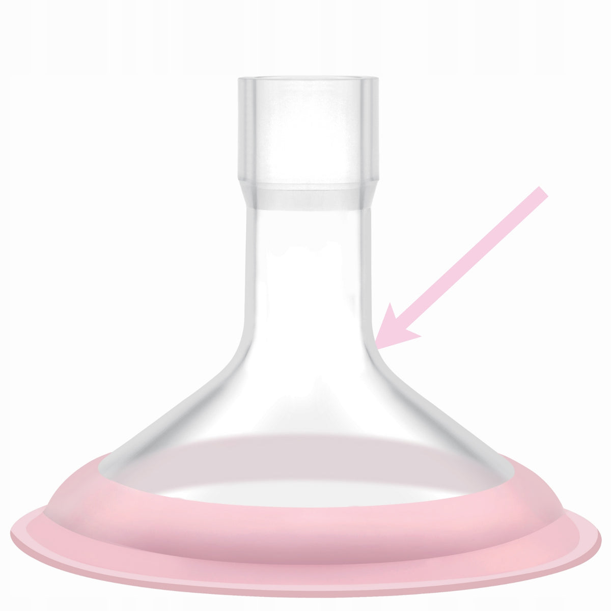 Funnel for breast pump wide angle 18 mm Medical device yes