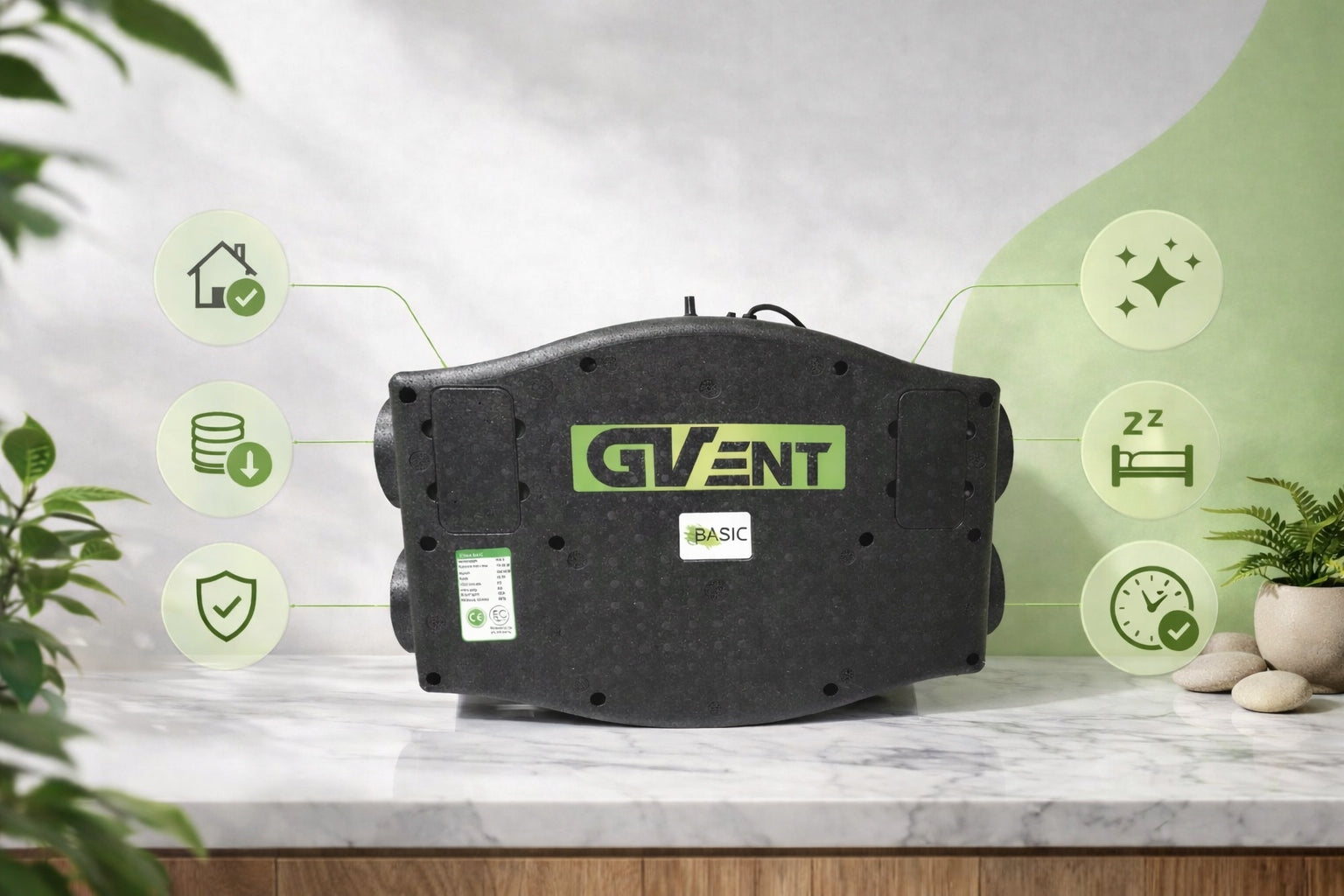 G-VENT recuperator for home 120m² + Complete X-Premium Installation Kit Brand no brand